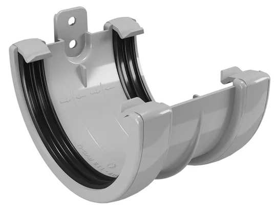 Отводнителна система CLASSIC 120 PVC Снадка за улук , Сив