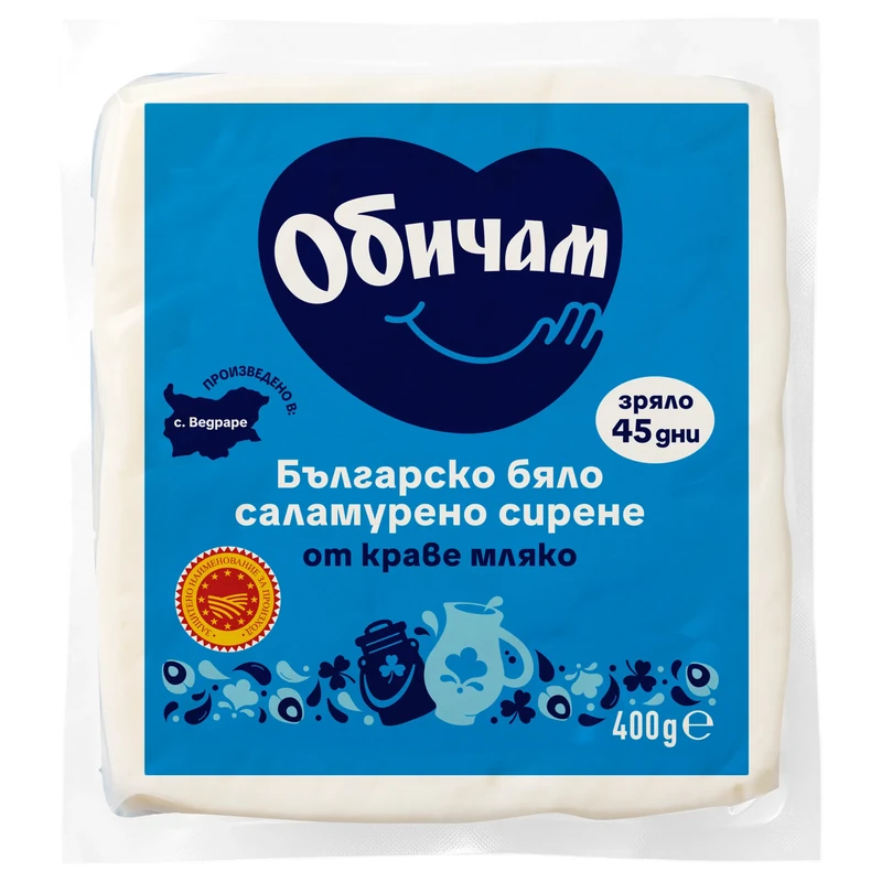 ОБИЧАМ Краве сирене ЗНП 400 г
