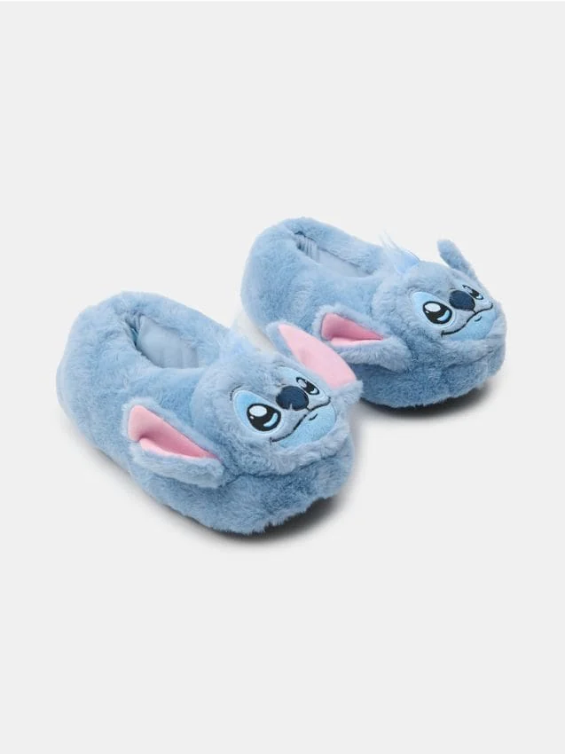 Плюшени пантофи с 3D елементи Stitch