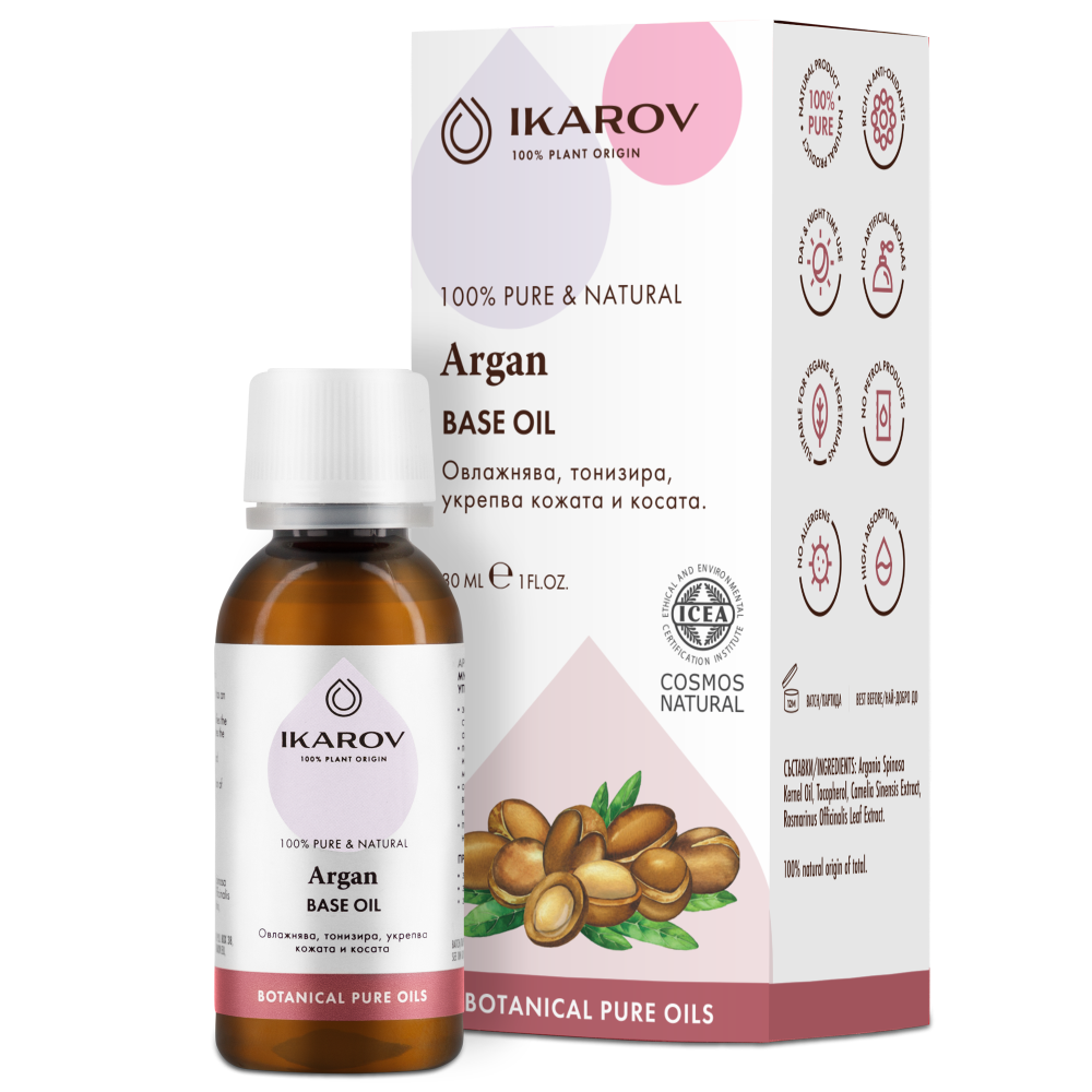 Арганово козметично масло, 30 ml — Икаров