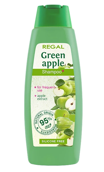 REGAL Зелена ябълка — шампоан 400 ml — Роза Импекс