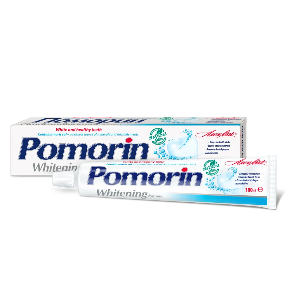 Pomorin Whitening — паста за зъби — Rubella Beauty