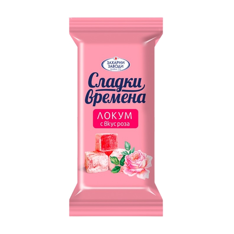 Локум Сладки времена с вкус роза, 30 g
